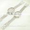 latest lady luxury quartz MOP dial crystal watch