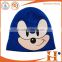 cute cartoon knitted beanie winter hats pom hip hop cheap custom skull hats