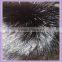 acrylic long pile black goat fur fabric fire resistant fabric china supplier