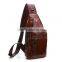 Casual Genuine Leather Backpack Crossbody Sling Bag Shoulder Bag Chest Bag for Men