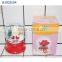 Funny Christmas toys for kids small pull toy milu deer cart with Santa