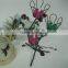plastic multicolor led tealight candle round