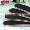 2015 Cheap Black Banana Shape Two Sided Emery Board Round Nail File for Sale