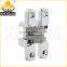 Polished chrome zinc alloy + stainless steel 201 180 degree Soss hinges for lockers