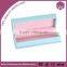 Fashion packing plastic box pens & flocking pen box with metal frame