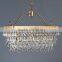 Factory price contemporary antique table crystal lamp drop chandelier