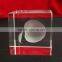 Custom 3d laser crystal paperweight for gifts wholesale