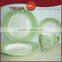 Ceramic 16 pcs 2 Tone Color Glaze Dinnerware Stoneware Dinner Set