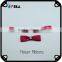 Newest style satin ribbons handmade flower
