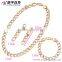 guangzhou fashion jewelery set charm jewelry gold filled chain jewelry set