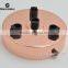 Good Price High Quality Ceiling Rose(4 Ways) Made in China Copper