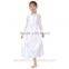 Stylish party shining star lace sleeve fairy toddler maxi stain dress latest design baby frock