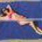 Softextile large cheap custom printed custom picnic blanket