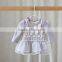 2016 high quality baby girl stripe cotton child baby dress new style model