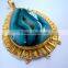 Natural Agate Druzy Gemstones Pendant