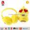 Supplier fashional plush loving heart emoji ear muff for valentine