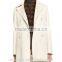2014 Top Quality 100% cashmere off white women winter jackets
