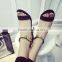 2015 summer high-heeled sandals fashion metal sexy ladies sandals wholesale