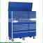 TJG-TC56KST Steel Tool Box Trolley 56-Inch Roller Metal Tool Cabinet with 12 BBS Drawers