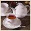 embossed Ceramic tea pot Coffee cup Sets