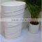 Customized half pedestal wash basin / solid surface artificial stone freestanding basin