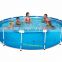 round samll water pool with frame