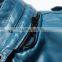 Men's leather collar fashion coat