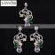 Jewellery Shop Counter Design Jewelry Set Enameled Silver Earring Pendant Set TZ-0200