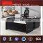 OEM new products frosted strip glass office table