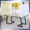 TEMPERED GLASS SIMPLE DINING TABLE COMPUTER DESK