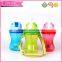 new and hot kid children pp 300ml straw school drinking bottle with adjustable rope