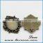 antique brass vintage style oval setting pendant for sale
