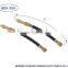 Flexible braided wire hose extensions