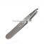 slanted stainless steel tweezer triangle shape pattern decorating on both sides