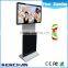 China advertising supplier 42 inch rotating mobile board stand lg screen digital signage hardware