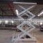 High standard scissor cargo adjustable stationary lift platfrom