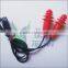 2015 Wholesale 4 Layer Christmas tree silicone hearing protection sound insulation earplugs with cord