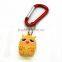 Cheap custom fashion pvc cartoon owl keychain for wholesale