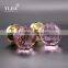 Gold Zinc Alloy Bedroom Furniture Handles Crystal Door Knob