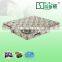 Convoluted foam topper mattress with bonnell coil spring