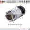 Made in china waterproof metal 12pin electrical connector waterproof cable connector 12 pin male female connector