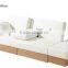 Modern multi-function sofa bed with tea table and drawer