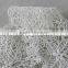 new design flower 6cm white eyelash lace trim for wedding dress