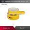 Three-piece ceramic chocolate pot with foundation high temperatura color glaze fondue set
