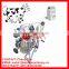 Portable cow goat milking machine with stainless steel double buckets