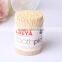 Hygienic single point bamboo toothpicks for tooth care in plastic bottle