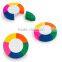 3 colors promotional highlighter pen set as desktop highlighter pen set/multi colored highlighter pen/promotional highlighter