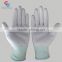 Cheap rubber coated white cotton work gloves