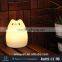 Hand pat lights portable popular cat shape LED mood night light