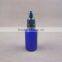 essential oil bottle glass blue perfume bottle